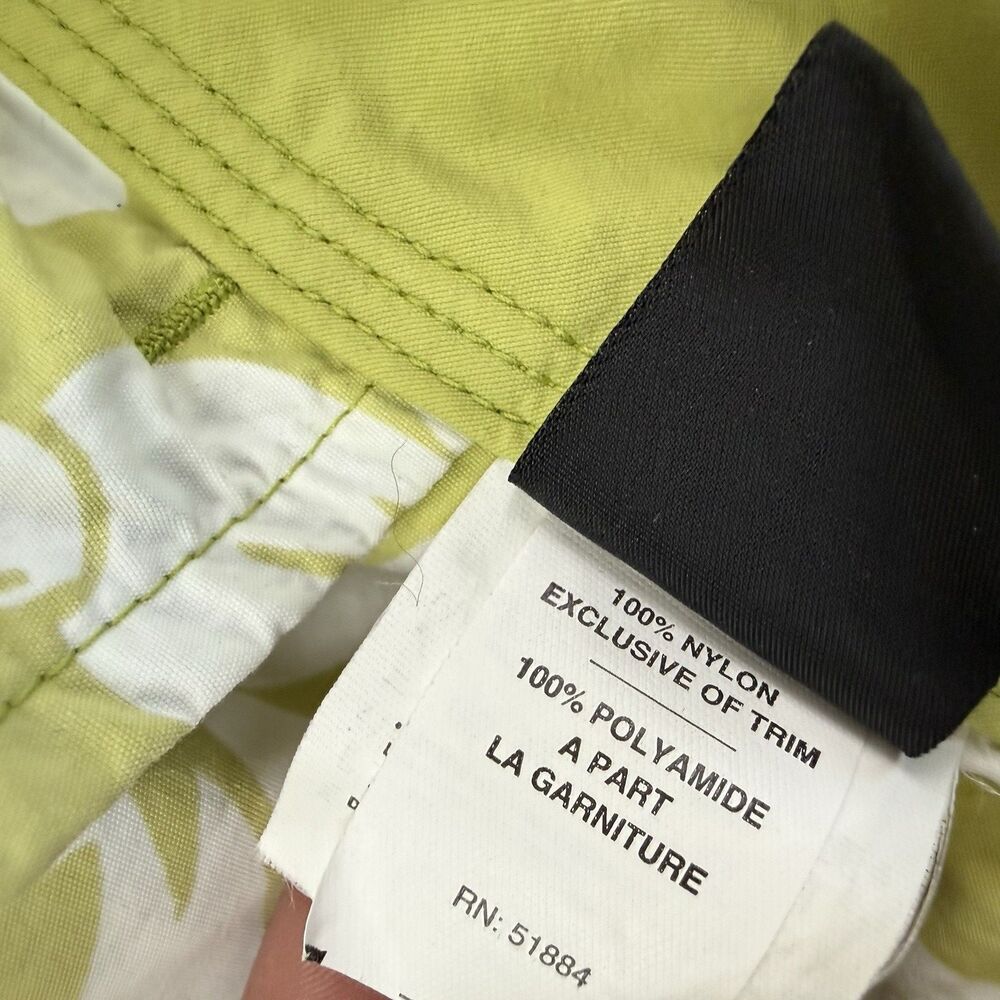 Vintage Patagonia Pataloha Capri Pants Women 12 Green Hawaiian Floral Outdoor - Picture 8 of 12